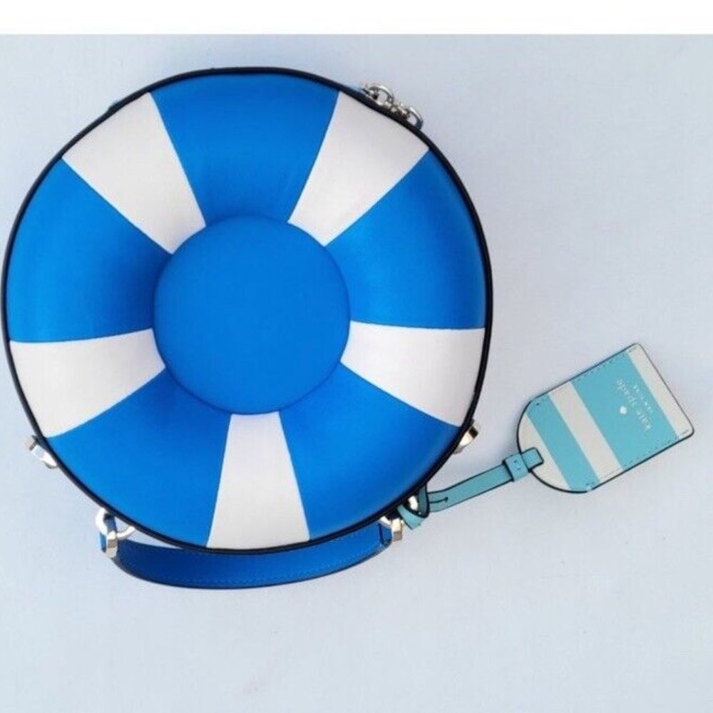 Kate Spade Leather Splash Pool Float novelty crossbody bag.  New.